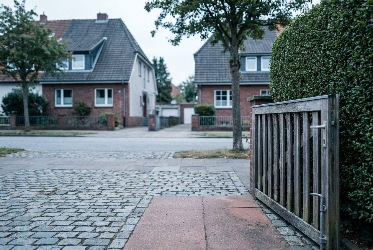 Hinweisschild zur Videoüberwachung an einem Zaun